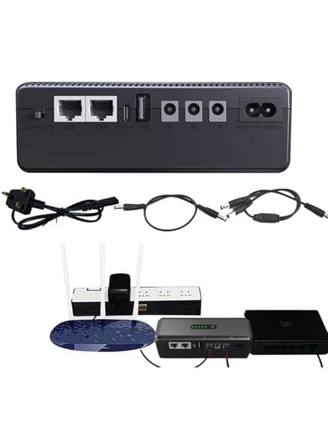 European Regulations 10400 Mah Backup Battery Supply Router Compact UPS for Security Camera - Image 2