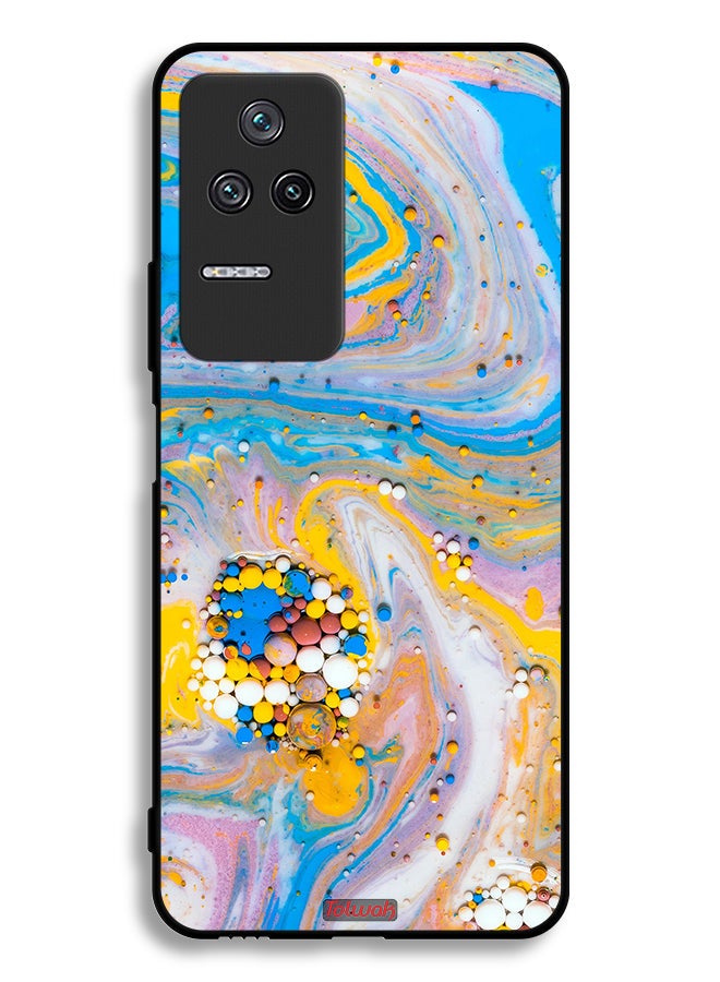 Tolwak Xiaomi Poco F4 Protective Case Cover Gems Colorful Abstraction - Image 2