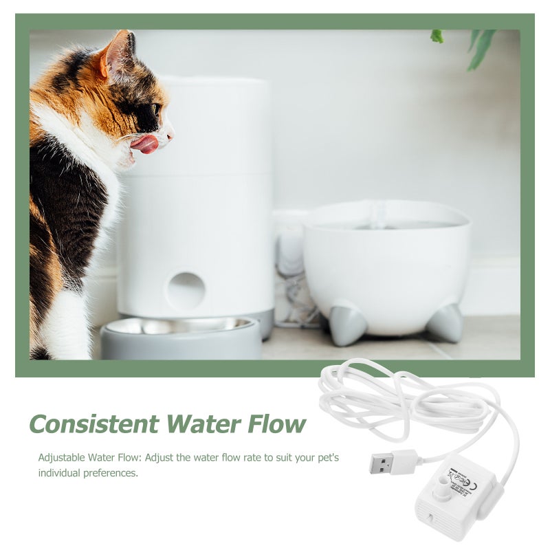 2pcs Cat Water Dispensers Pump Reusable Pump Pet Cat Dog Water Fountain Pump - Image 3