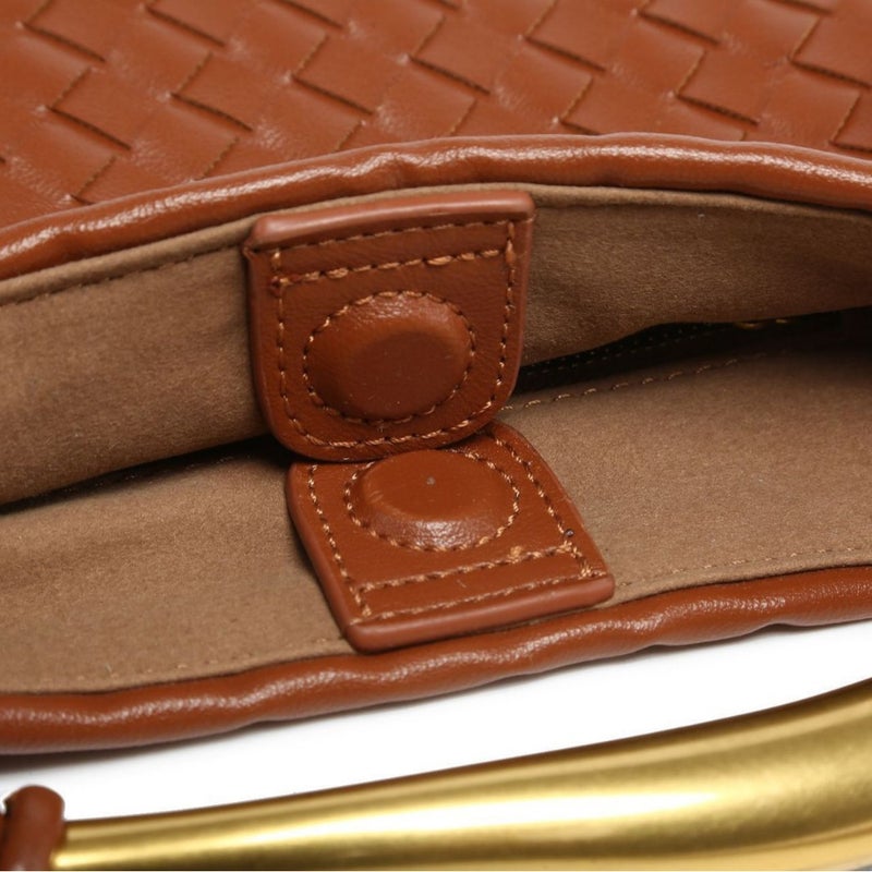 [ Supply] Hand-Woven Bag Sardine Bag 2025 Niche Design Metal Mini Crossbody Handbag - Image 5