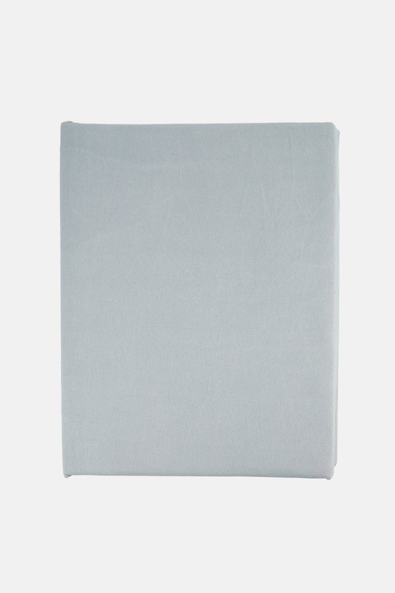 YOTO 4 Pieces Plain Flat Sheeet With Pillow Case Set, Dark Grey - Image 2