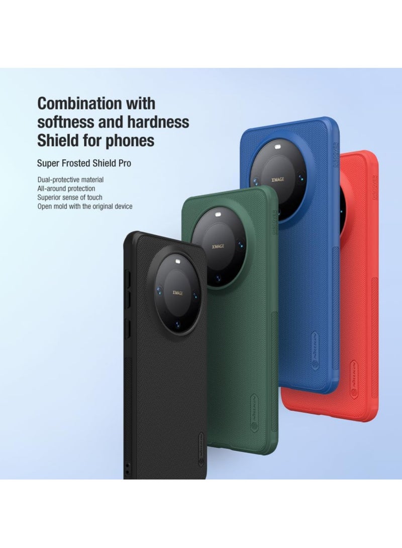 Nillkin Super Frosted Shield Pro Matte cover case for Huawei Mate 60 Pro/60 Pro Plus - Green - Image 3
