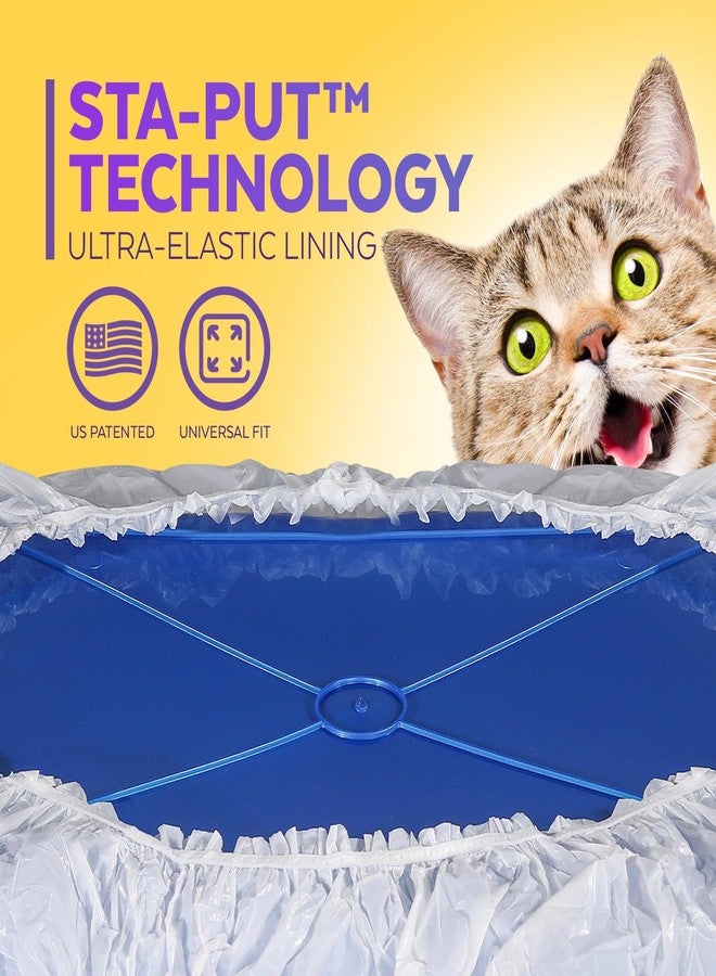 BETAPET Sifting Litter Box Liners- 30-Count Elastic Cat Pan Liners for Large, Extra Large, Giant, and Extra Giant Litter Box - 36" x 18" Universal Fit Quick Sifting Cat Litter Bags - Image 4