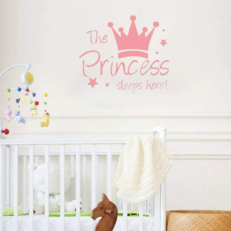 BPA ملصق حائط الأميرة تنام هنا - Image 3