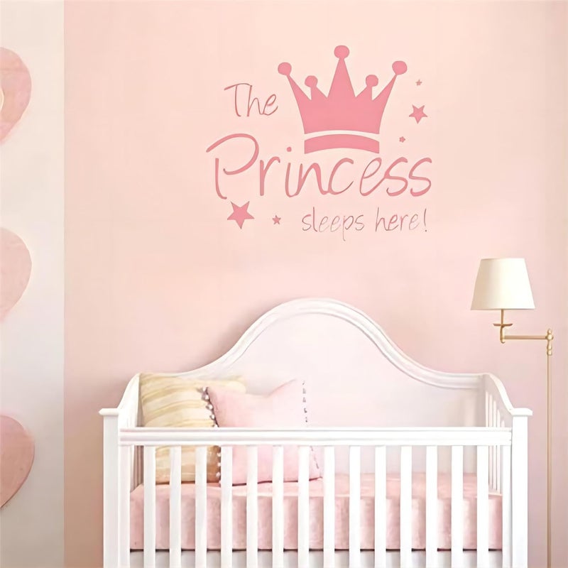 BPA ملصق حائط الأميرة تنام هنا - Image 2