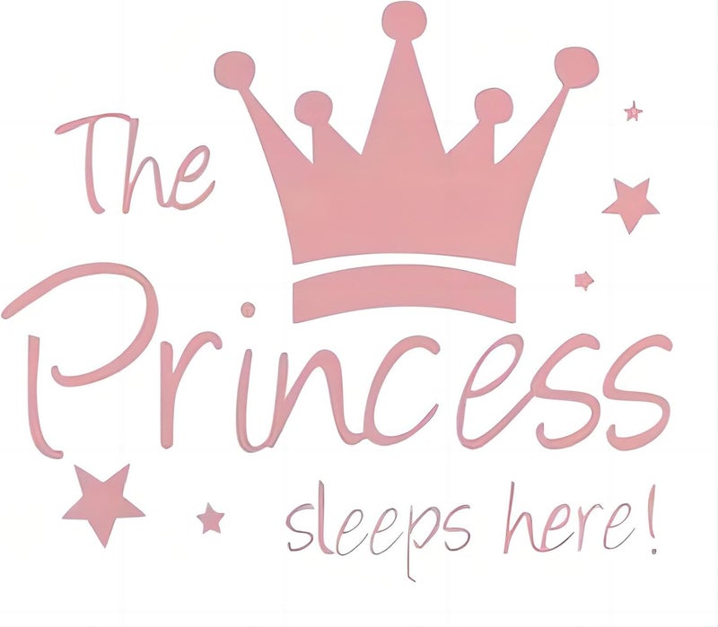 BPA ملصق حائط الأميرة تنام هنا - Image 1