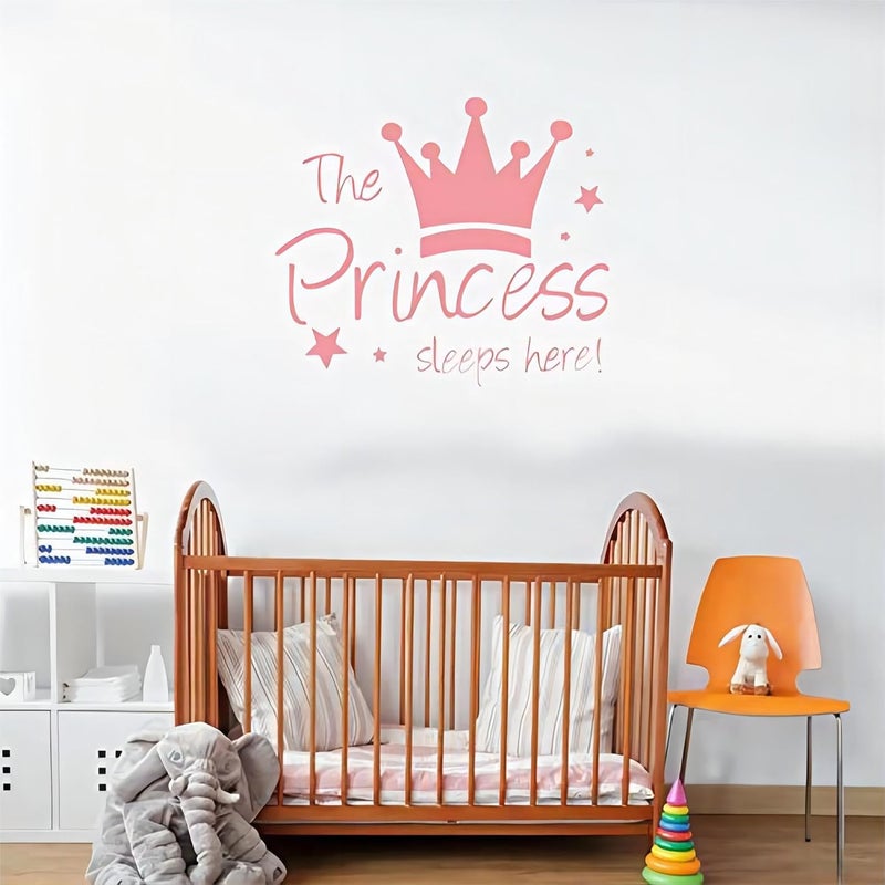 BPA ملصق حائط الأميرة تنام هنا - Image 4