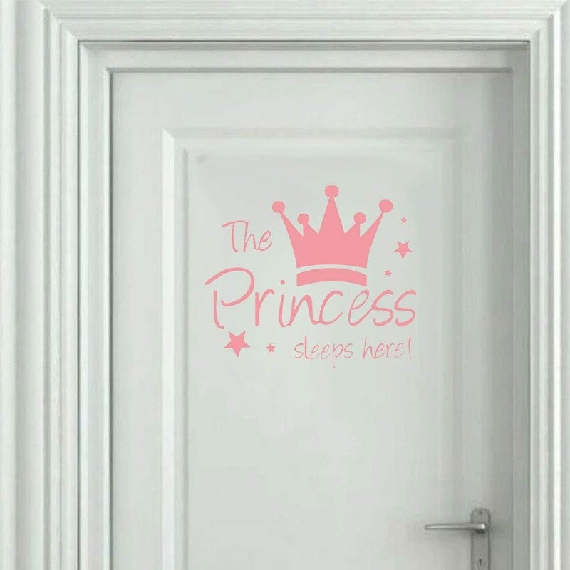 BPA ملصق حائط الأميرة تنام هنا - Image 5