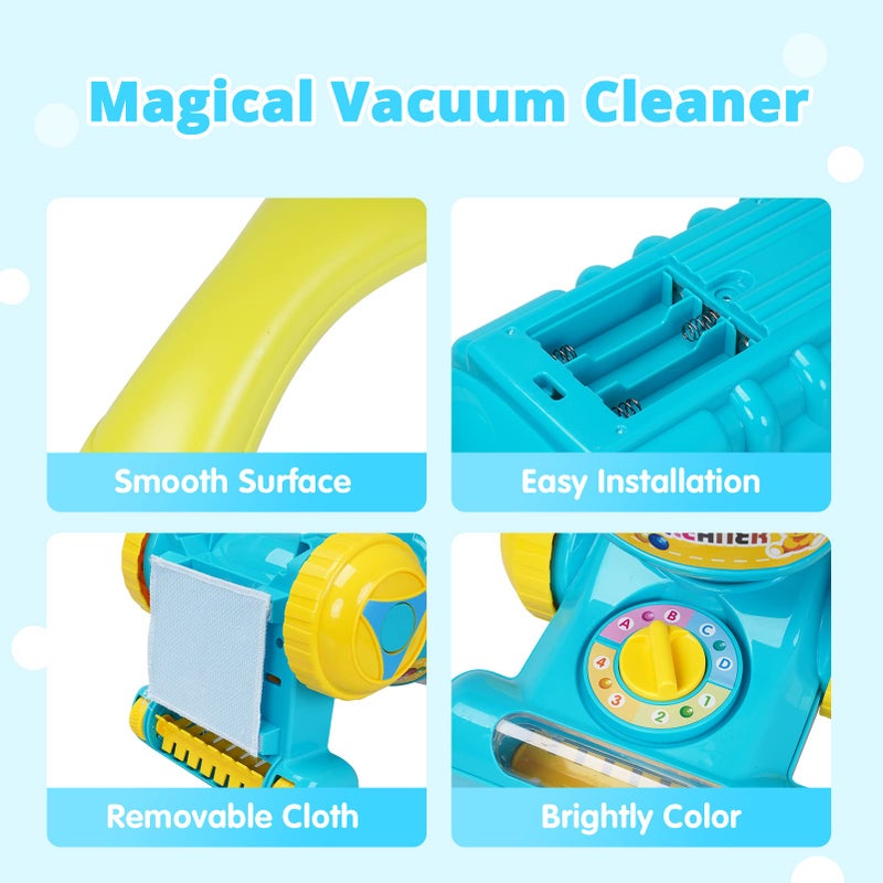  FS FS Kids Vacuum Cleaner Toy for Toddler with Lights & Sounds Effect & Ball-Popping Action - Pretend Play Housekeeping Toys Great Gifts for Toddlers, Boys and Girls, Ages 2 3 4 Years Old - Image 5