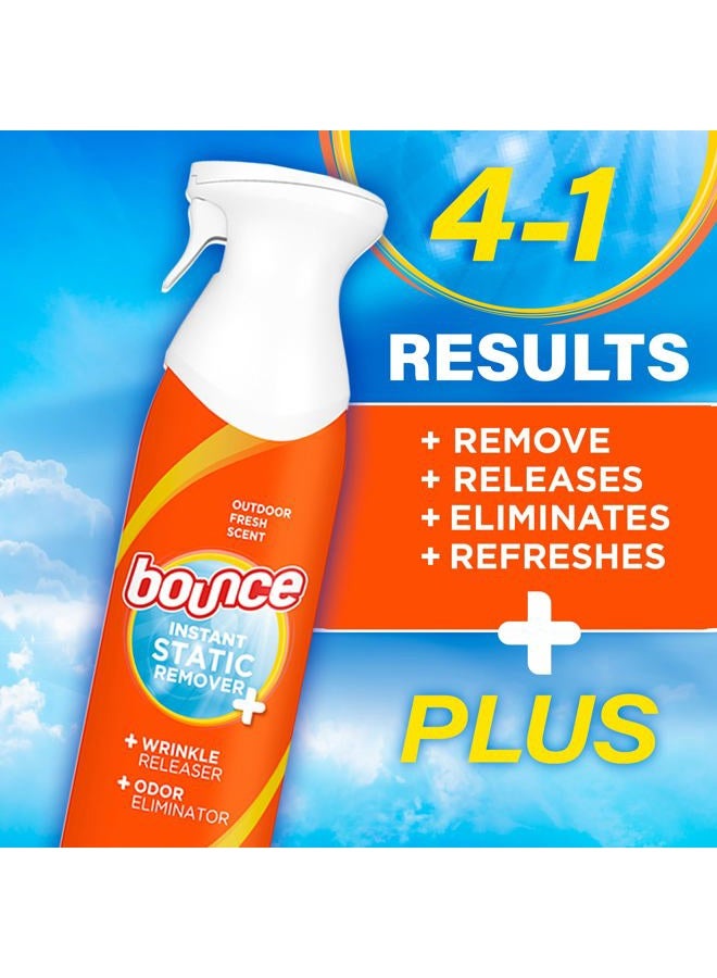 Bounce 3-in-1 Anti Static Spray & Wrinkle Release - Odor Eliminator, Fabric Refresher & Dewrinkle Spray for Clothes, Anti-Wrinkle Spray for Clothing, Travel Size Wrinkle Releaser, 9.7 Fl Oz, Pack of 2 - Image 5