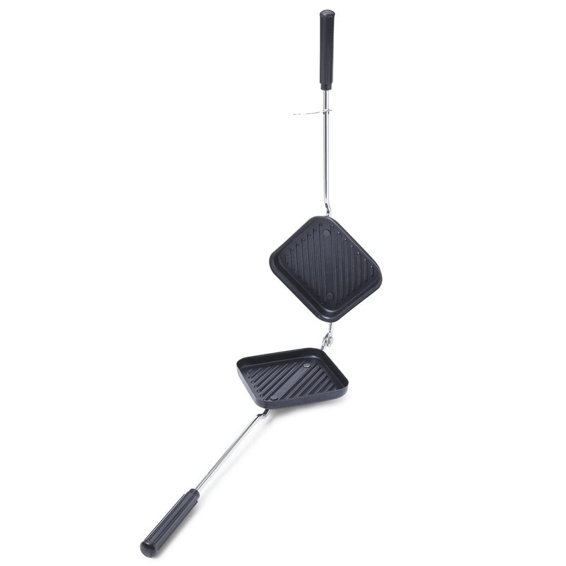 Black Olive Sandwich Toaster with Spatter Grill NonStick Sandwich Gas Toaster Regular Toaster Grill for Snack and Sandwich Maker with NonStick Cookware for Regular Kitchen use Black - Image 4