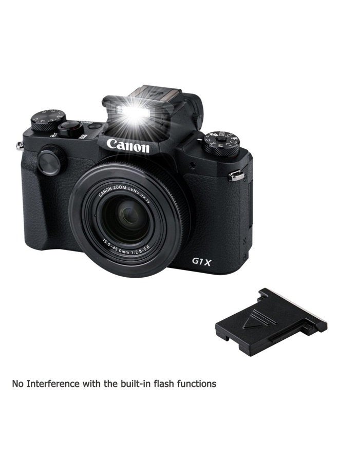 JJC 4PCS Camera Hot Shoe Cover Protector Cap for Canon EOS R100 R5 R6 R RP M50 M5 DSLR EOS 1D 1DX 1Ds Series,5D Mark IV III II 5DS 5DSR 6D 6DM2 7D 7DM2 90D 80D 77D 70D Rebel T8i T7i T7 T6s T6i SL3 SL2 - Image 5