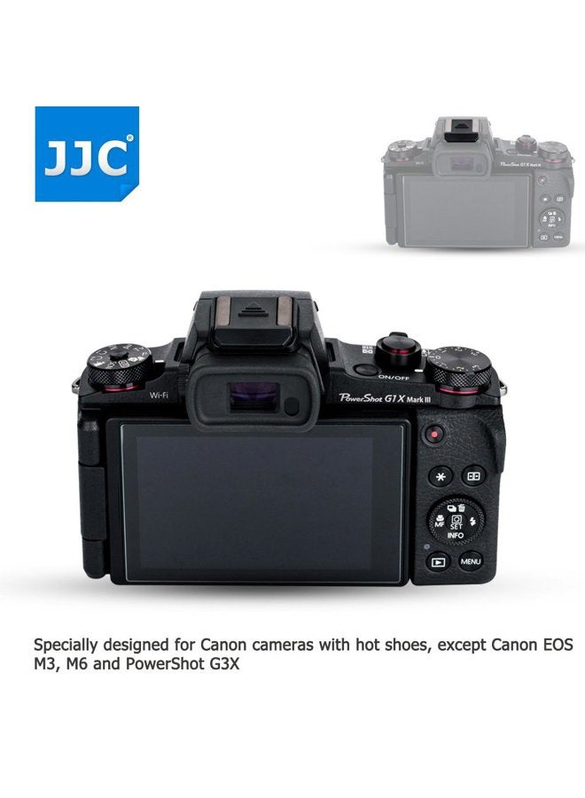 JJC 4PCS Camera Hot Shoe Cover Protector Cap for Canon EOS R100 R5 R6 R RP M50 M5 DSLR EOS 1D 1DX 1Ds Series,5D Mark IV III II 5DS 5DSR 6D 6DM2 7D 7DM2 90D 80D 77D 70D Rebel T8i T7i T7 T6s T6i SL3 SL2 - Image 2