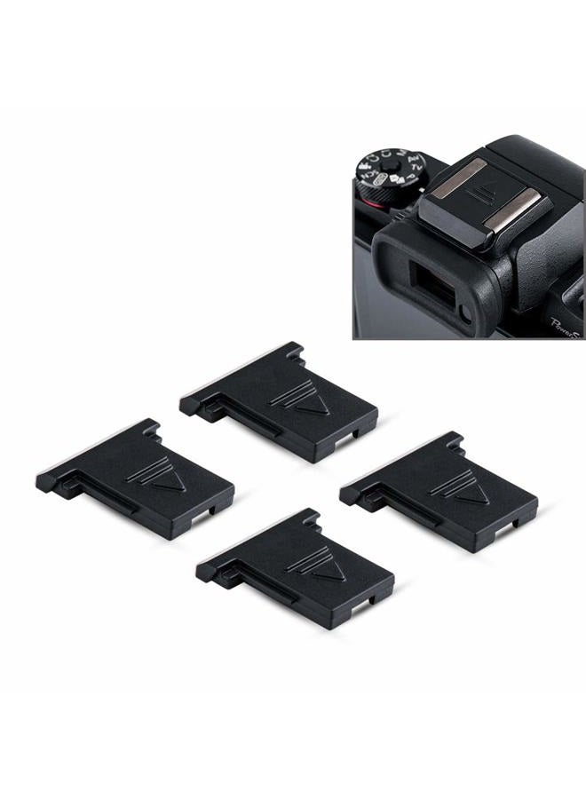 JJC 4PCS Camera Hot Shoe Cover Protector Cap for Canon EOS R100 R5 R6 R RP M50 M5 DSLR EOS 1D 1DX 1Ds Series,5D Mark IV III II 5DS 5DSR 6D 6DM2 7D 7DM2 90D 80D 77D 70D Rebel T8i T7i T7 T6s T6i SL3 SL2 - Image 1