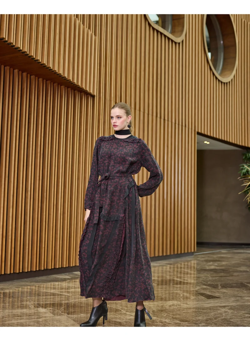 MissWhence  floral Cupro dress for Women | Best Price UAE