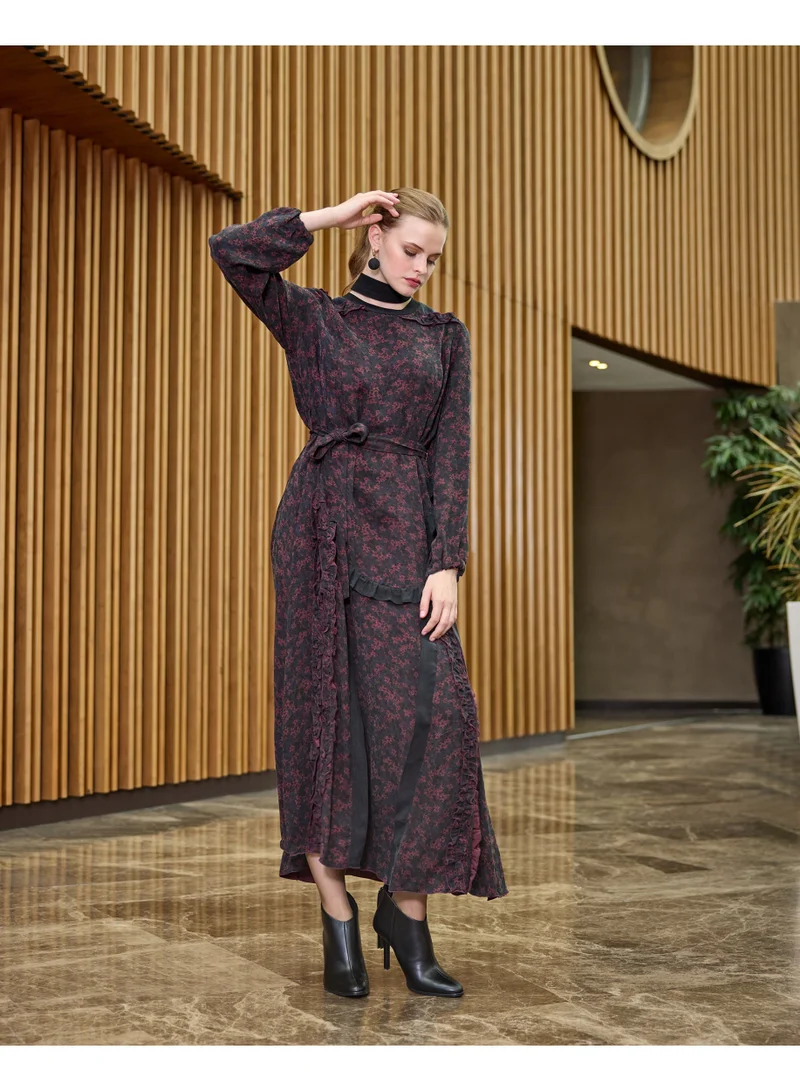 MissWhence  floral Cupro dress for Women | Best Price UAE