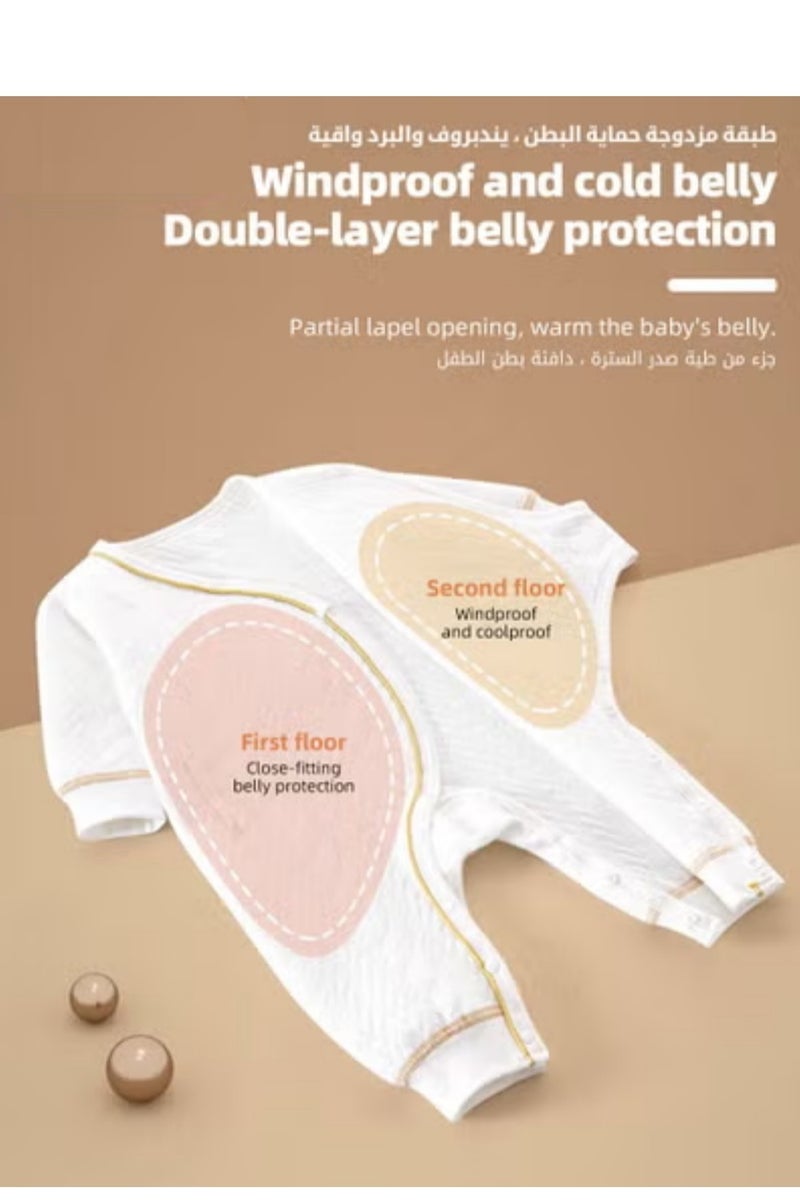 دوكو 18 قطعة من هدايا لحديثي الولادة مكونة، مجموعة هدايا ملابس داخلية لحديثي الولادة للأولاد والبنات، إكسسوارات ملابس أطفال أساسية مع بطانية أطفال، 100% قطن عالي الجودة، مناسبة لجميع المواسم - Image 5