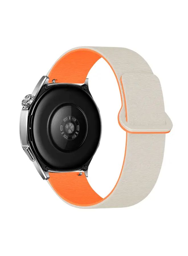 18mm Magnetic Silicone Strap For Smartwatch Starry Sky Lime Color - Image 2