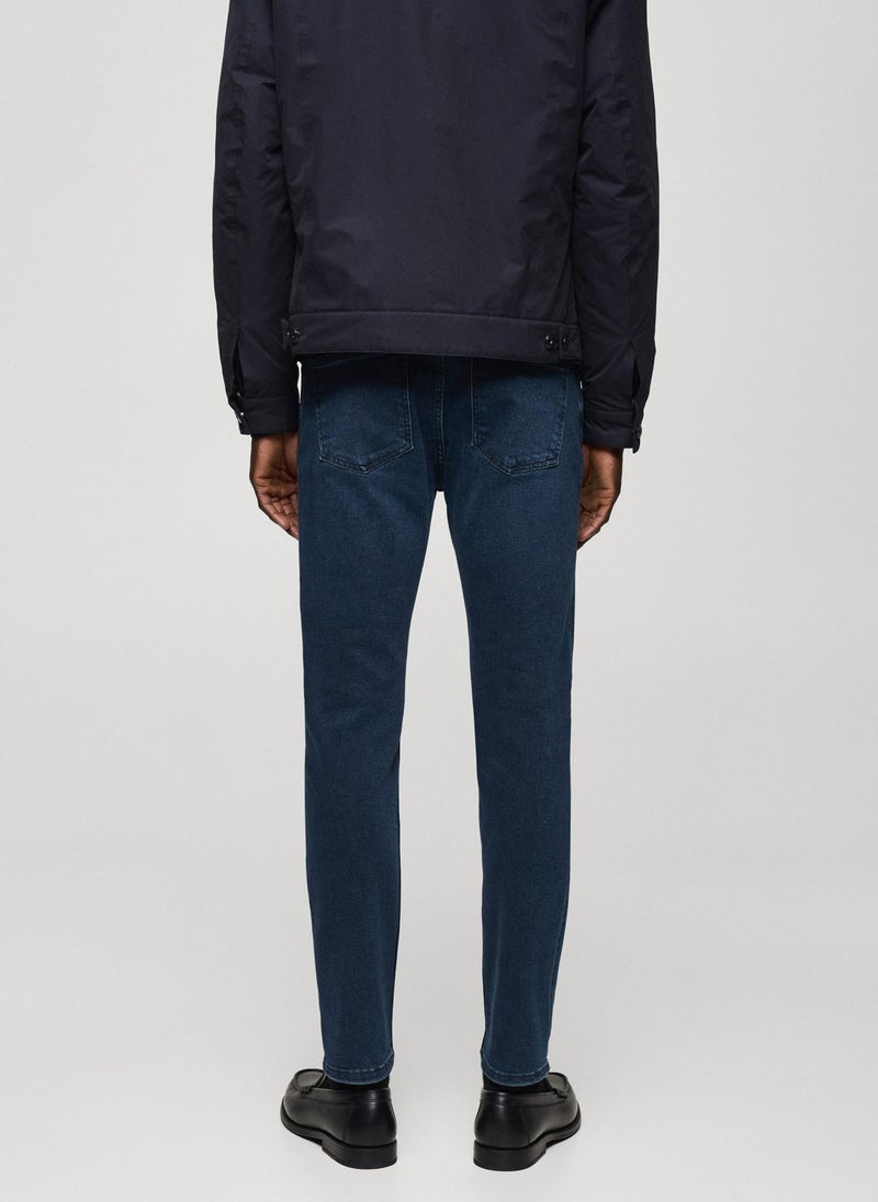Mango Man Rinse Skinny Fit Jeans  - Image 2