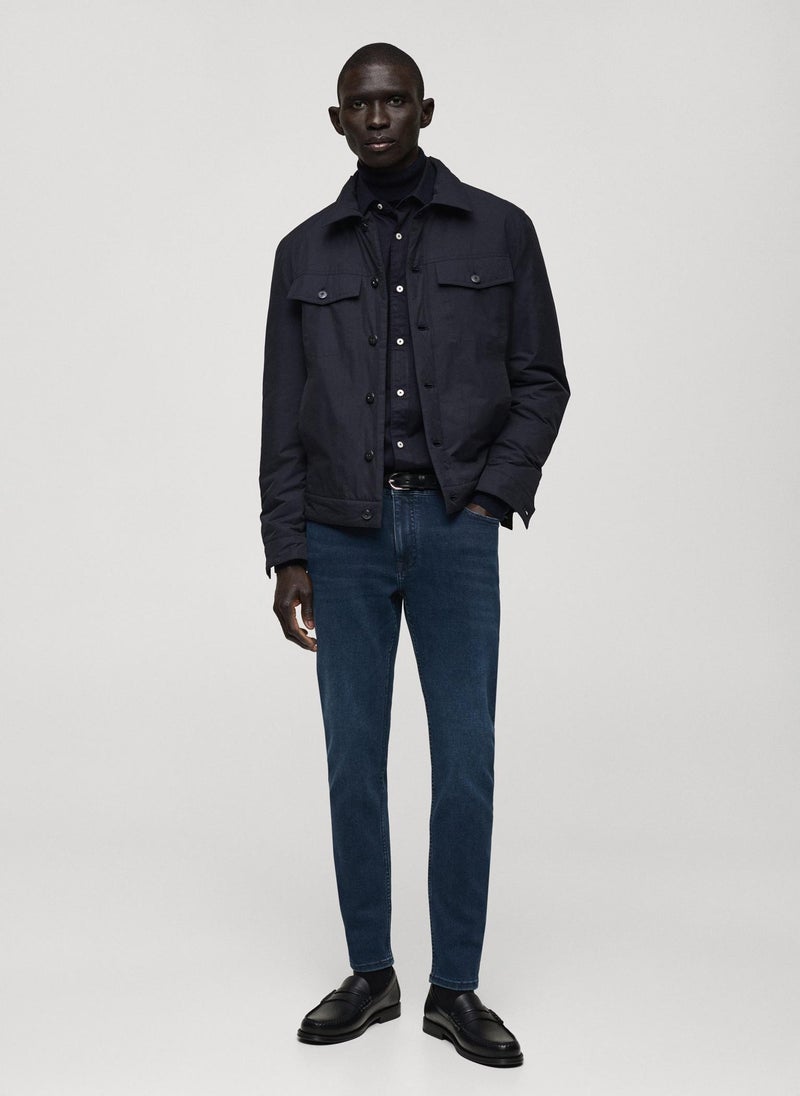 Mango Man Rinse Skinny Fit Jeans  - Image 4