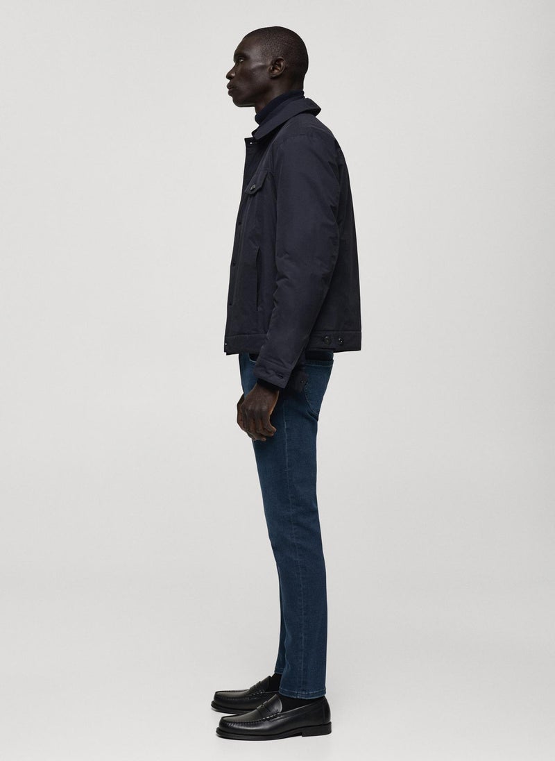 Mango Man Rinse Skinny Fit Jeans  - Image 3