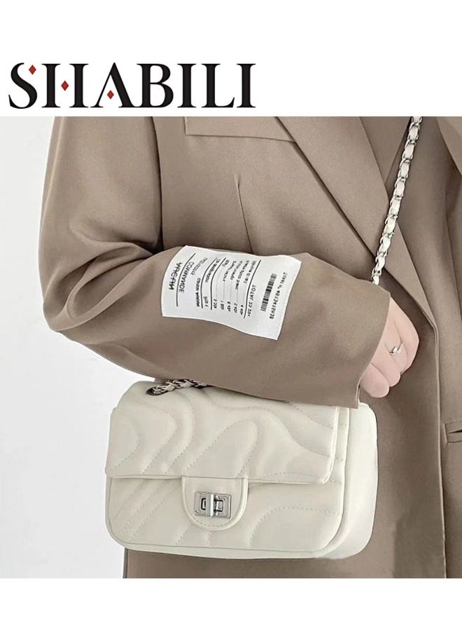 SHABILI Women's Versatile Shoulder Bag, Ladies PU Leather Crossbody Bag Side Bag Sling Bag Carry Bag, Daily Commuting Satchel Bag Handbag Phone Bag Tote Bags Clutch Bag Small Bag for Girls, College Students  - Image 1