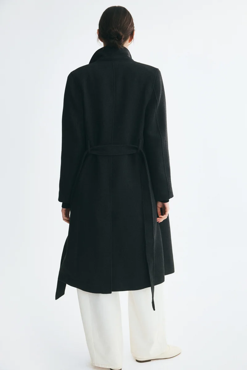 H&M  Felted tie-belt coat for Women | Best Price UAE