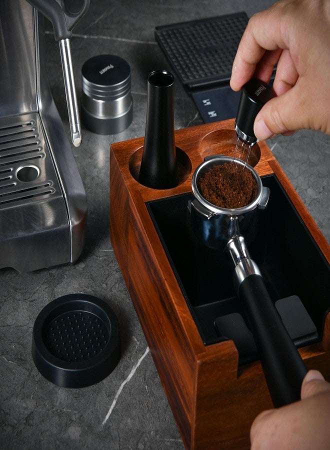 Pavant WDT Distribution Tool with Stand,6 Prongs Coffee Stirring Tool for Espresso Distribution-Espresso Needle Espresso Stirrer-0.4mm Thick Wires-Weiss Distribution Technique-Anodized Aluminum Handle - Image 4