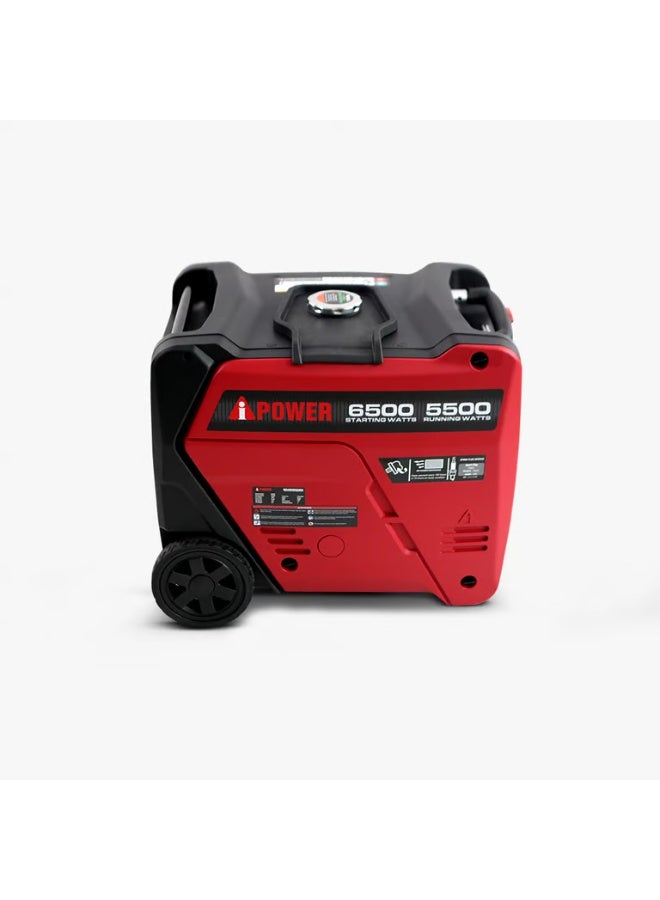 AiPower Portable Inverter Generator, 6500W Starting, 5500W Running, Wheeled, Model GM65000Di - Image 3