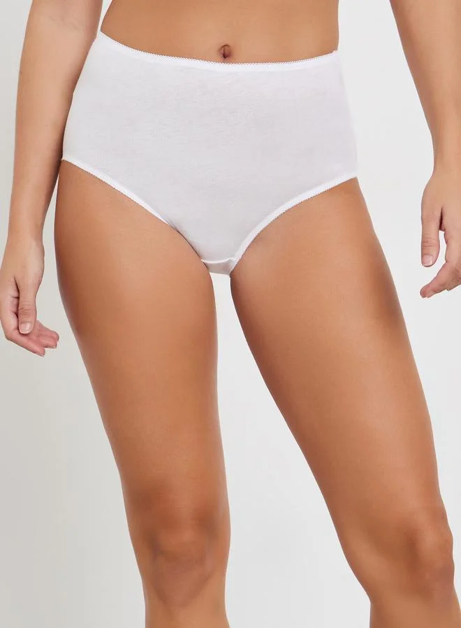 ستايلي مجموعة من 5 سراويل داخلية قطن سادة