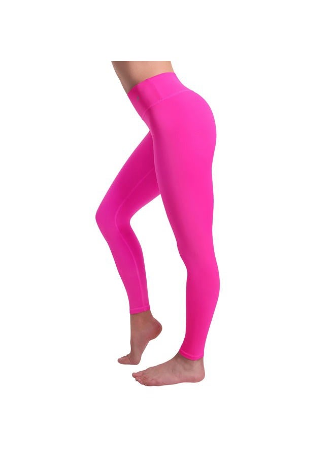 CompressionZ (XL - 80cm - 80cm , Pink) - High Waisted Women's Leggings - Smart, Flexible for Yoga, Running, Fitness & Everyday Wear - Image 1