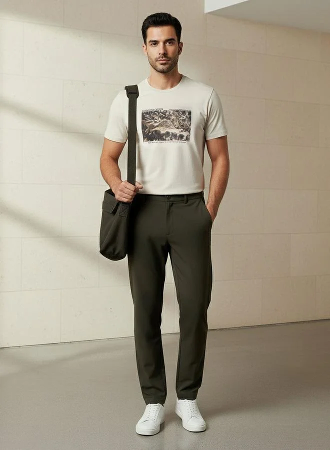 ايكونيك بنطلون رجالي عصري بقصة ضيقة