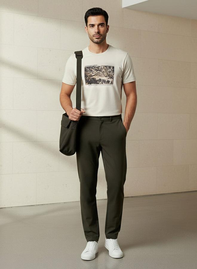 Iconic Men Slim Fit Trousers - Image 2