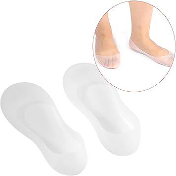 ZJchao 1 Pair Soft Silicone Gel Spa Socks Full Length Moisturizing Socks for Cracked Feet Corns Calluses Blisters Bunions - Image 3