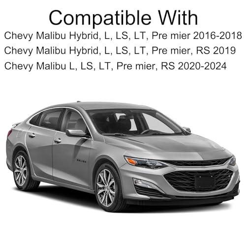 Tempsnow Driver Side Mirror Replacement for 2016-2024 Chery Malibu Hybrid, L, LS, LT, Premier RS with BSD Heated Left Side View Mirror Replacement Glass w/o Atuo Dimming - Image 2