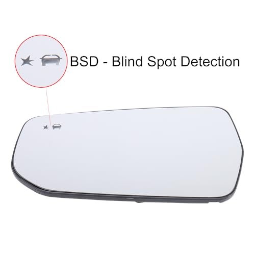 Tempsnow Driver Side Mirror Replacement for 2016-2024 Chery Malibu Hybrid, L, LS, LT, Premier RS with BSD Heated Left Side View Mirror Replacement Glass w/o Atuo Dimming - Image 5