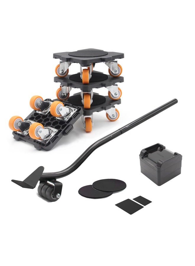 ONEON Furniture Movers with Wheels & Furniture Lifter Set, 360° Rotation Wheels Double Bearing Roller Mute+Smooth，Easy to Moving Heavy Furniture Load Capacity 880 Lbs, Suitable for Sofa, Cabinet, etc - Image 1