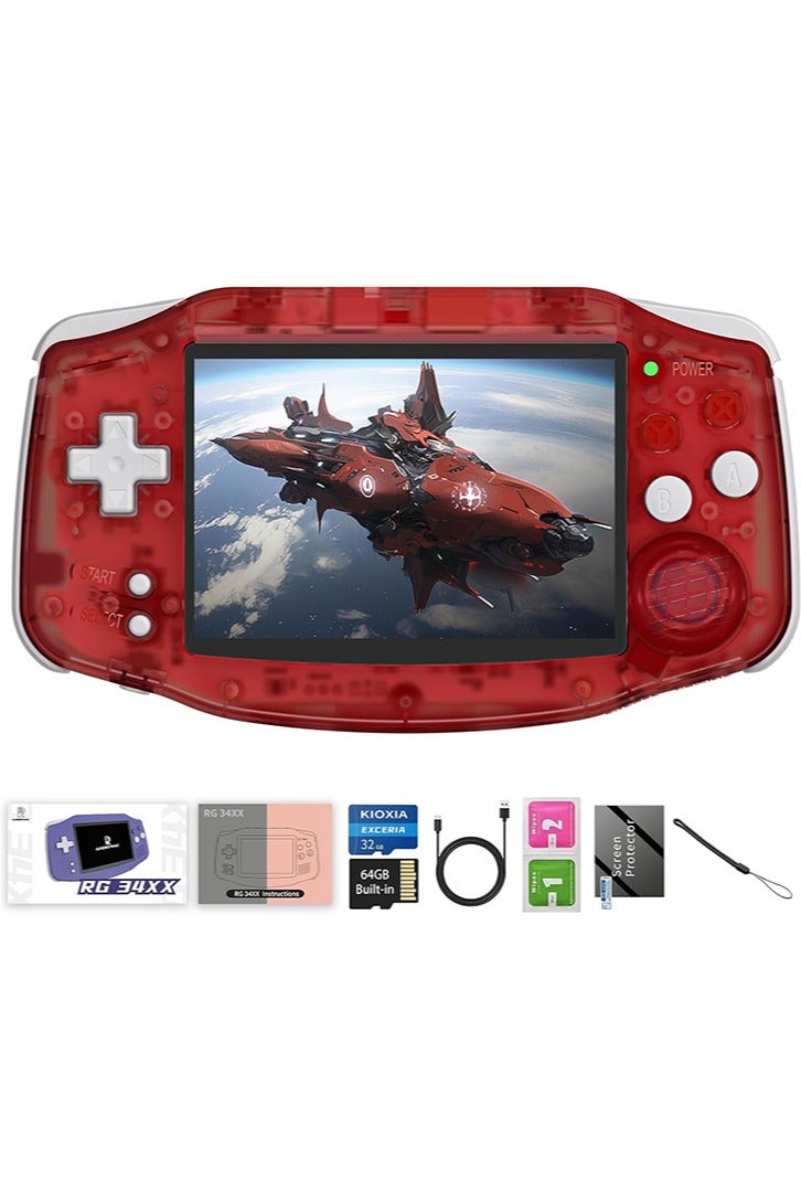 RG34XX Retro Handheld Game Consoles RG34XX Classic Retro Gaming Console 32+64G Card  rg34xx Portable Gaming Console Linux 64-bit 3500mAh Battery WiFi Bluetooth HD and TV - Image 5