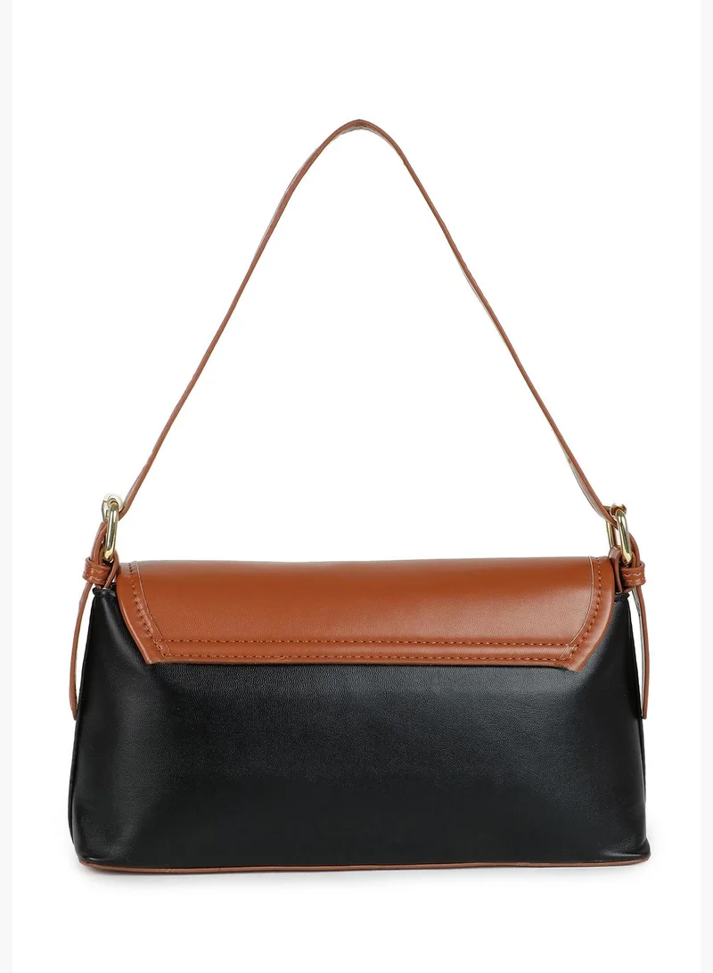 Haute Sauce Colour block Sling Bag with Magnet Lock