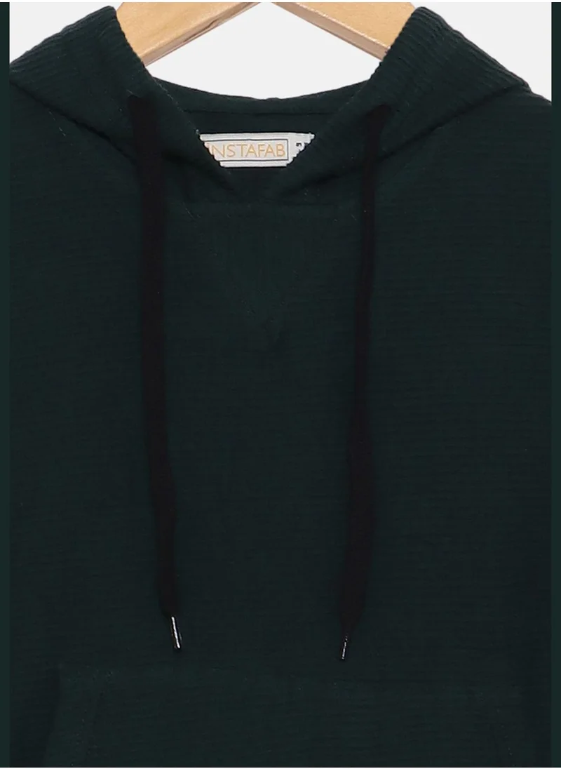 Instafab Striped Hoodie