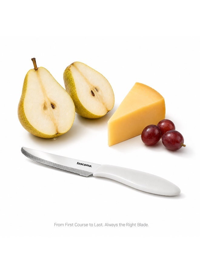 Tescoma Table Knife 12 Cm 6 Piece White Presto - Image 3