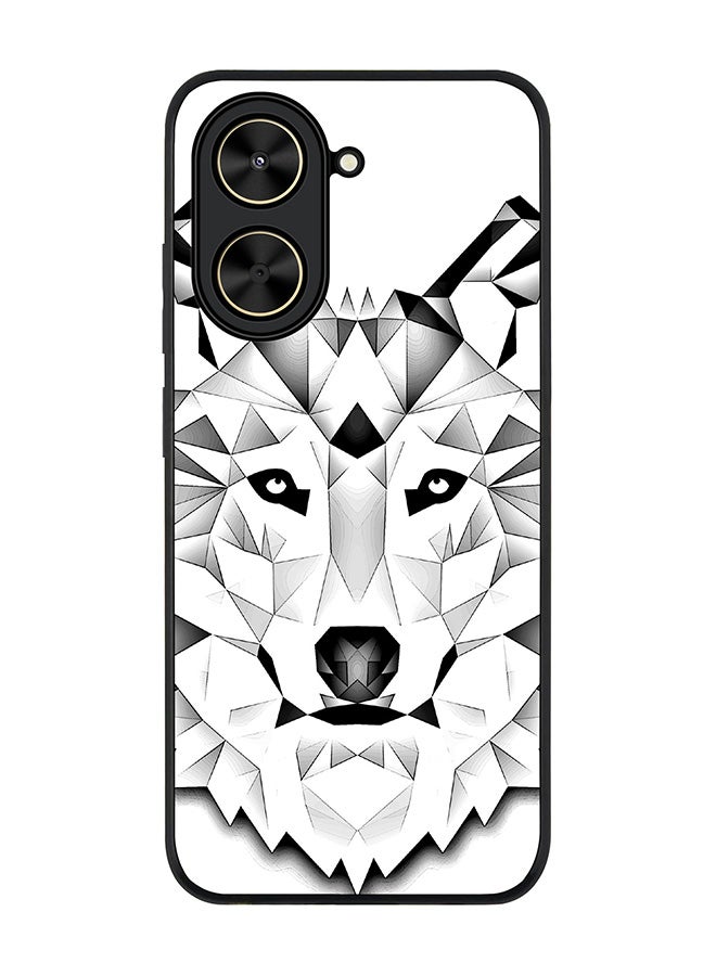 Stylizedd For Xiaomi Poco C71 / Redmi A5 4G Case,Slim fit Camera Protection, Shockproof Thin Phone cover  - Poly Wolf