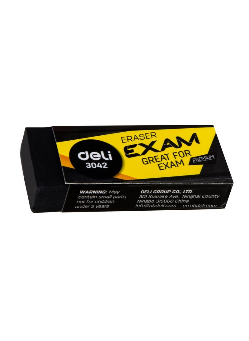 Deli 10-Piece Black Pencil Eraser Set  - Image 2