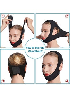 Ocean Anti Snore Chin Strap, Upgrade Anti Snoring Devices, Chin Straps Sleep Aids for Snoring Mouth Breather, Correction of Open Mouth Respiratory Resistance to Snoring Strap for Men and Women  - Image 4