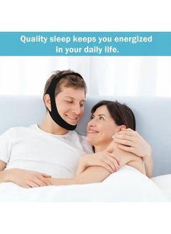 Ocean Anti Snore Chin Strap, Upgrade Anti Snoring Devices, Chin Straps Sleep Aids for Snoring Mouth Breather, Correction of Open Mouth Respiratory Resistance to Snoring Strap for Men and Women  - Image 5