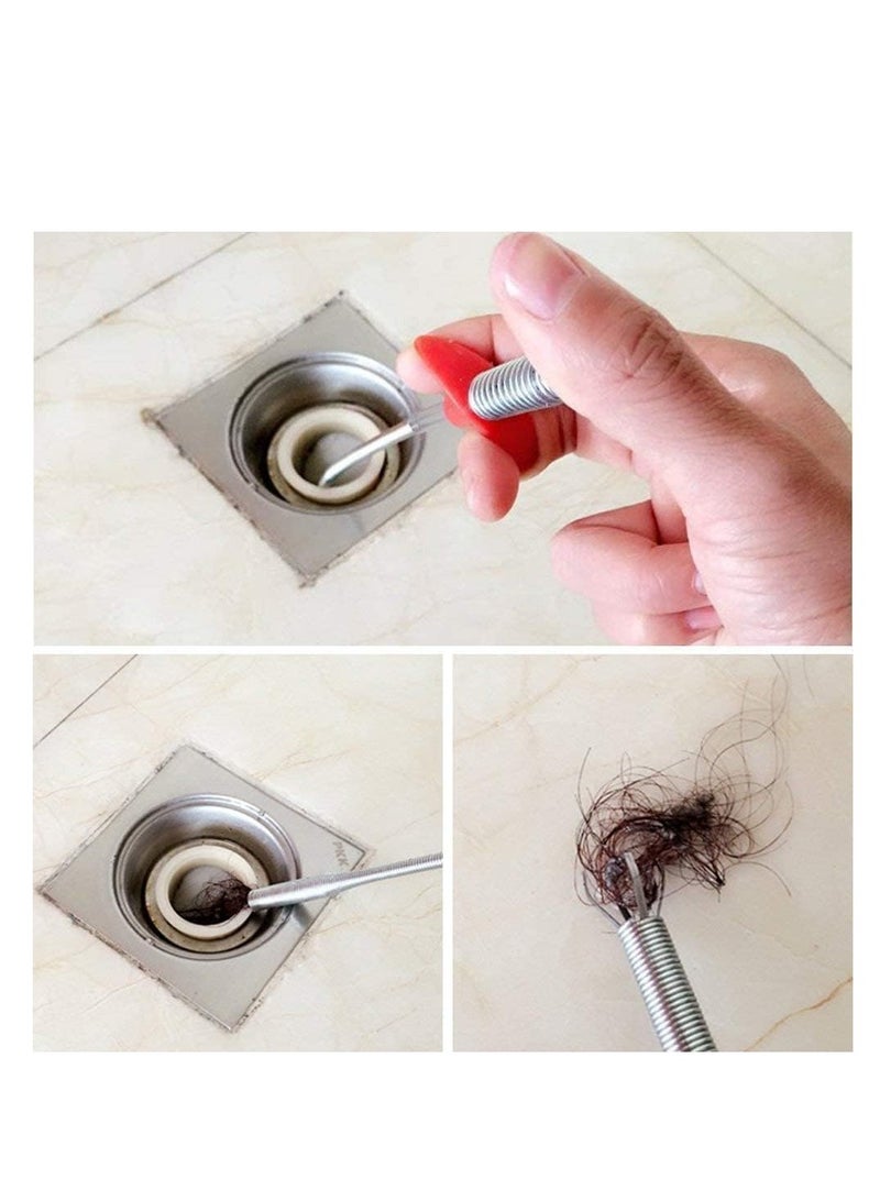 Professional Drain Cleaning Pipe Snake - Easy Unclogging Tool for Kitchen & Bathroom Sinks & Drains - Image 3