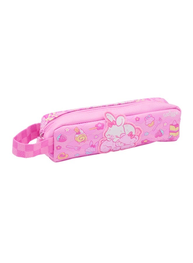 Smiggle Pink Dessert Bunny Series Children's Zipper Pencil Case - Image 2