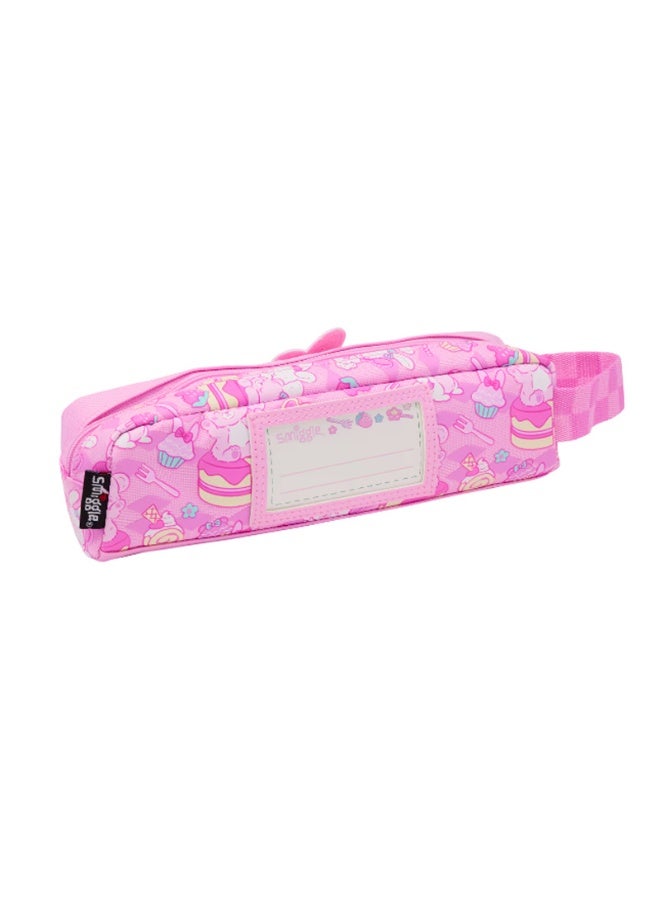 Smiggle Pink Dessert Bunny Series Children's Zipper Pencil Case - Image 3