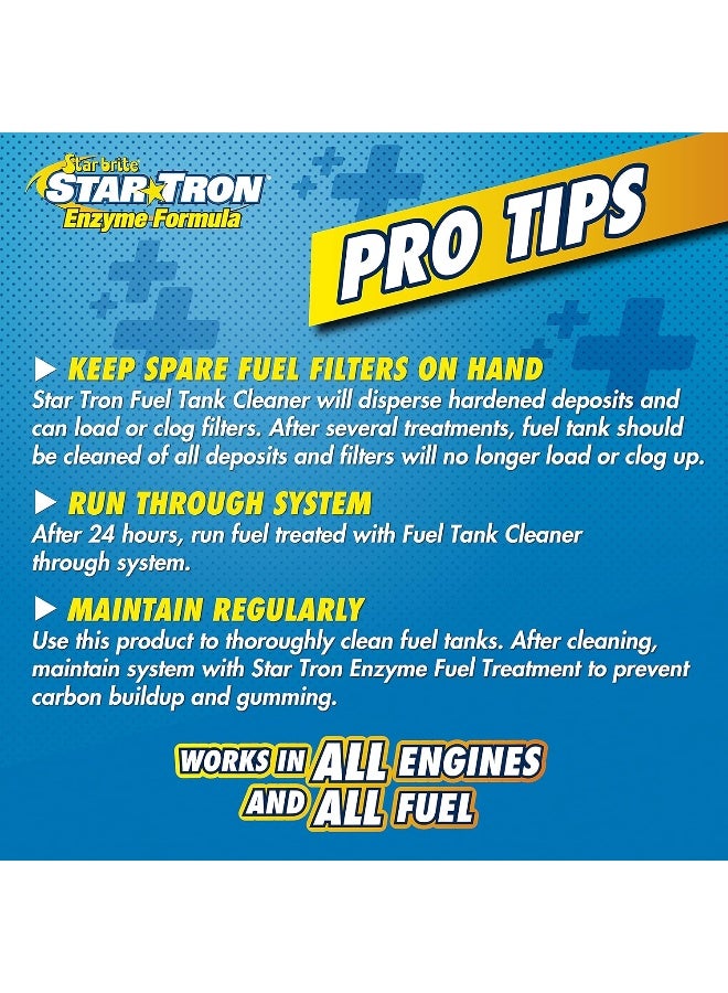 Star Brite STAR BRITE Star Tron Tank Cleaner, 64 OZ - Removes Sludge, Varnish & Other Deposits - Concentrated Formula Works In Gas Tanks & Diesel Tanks - Image 4