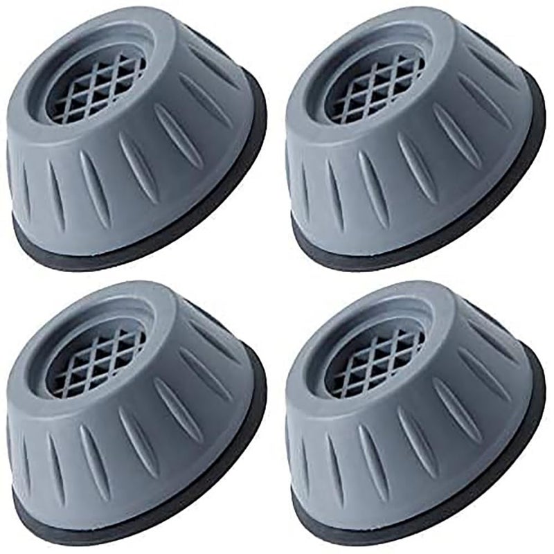 JHRK JHRK Refrigerator Stand Washing Machine Stand Furniture Base Stand Washing Machine feet Pads Anti Vibration Pads for Washing Machine Pack of 4 abs Plastic  - Image 1